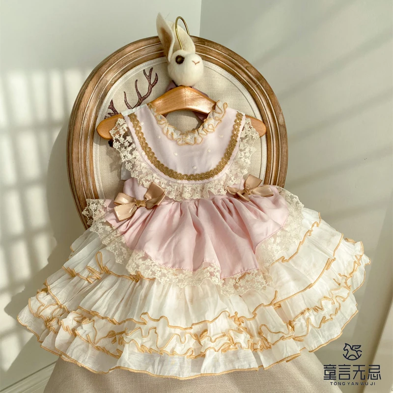 Пользовательское испанское платье принцессы в стиле &quotЛолита" Летнее Детское