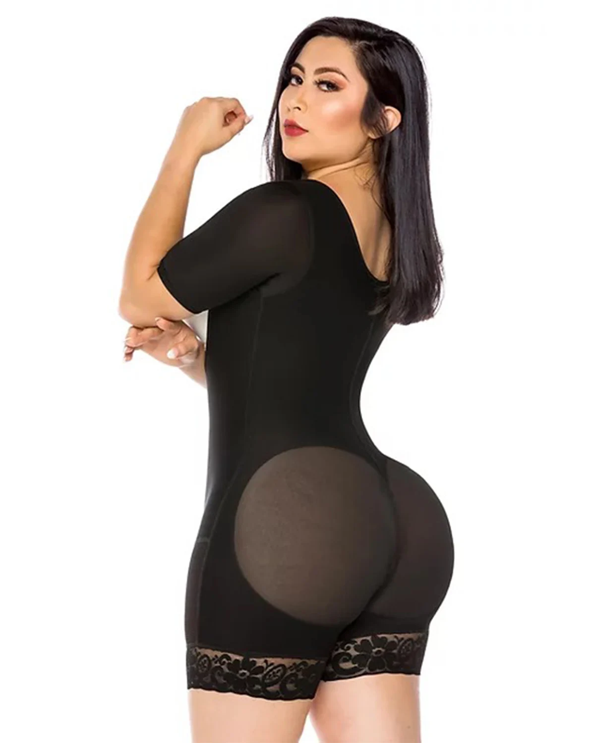 Fajas Firm Control Bodysuit for Women, High Waist Tummy Control Underwear with Butt Lifting Effect