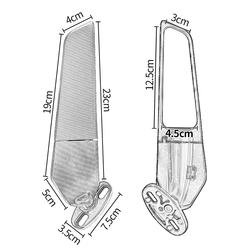 Для Aprilia GPR250R APR250 Rs660 RS125 RS250 зеркало для мотоцикла модифицированный нож с ветровым