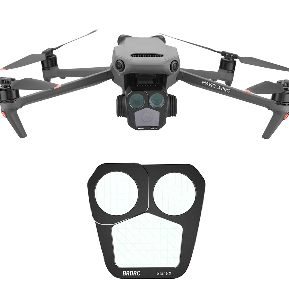 

Star Lens Filter for DJI Mavic 3 Pro Drone Camera HD Aluminum Frame Optical Glass