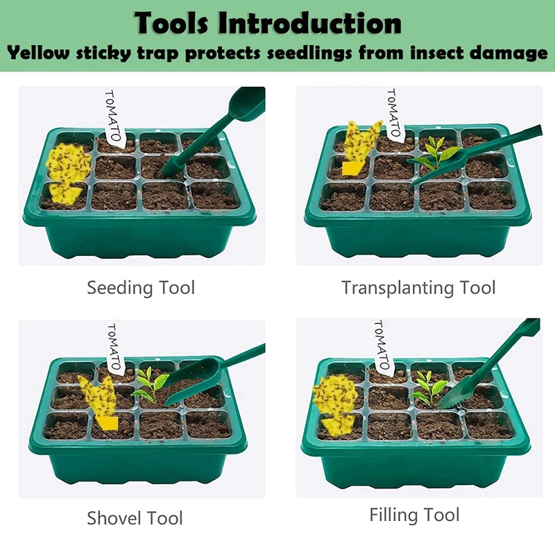 Стартовый поднос для семян с цветовой фотографией стартовый набор 5 детской