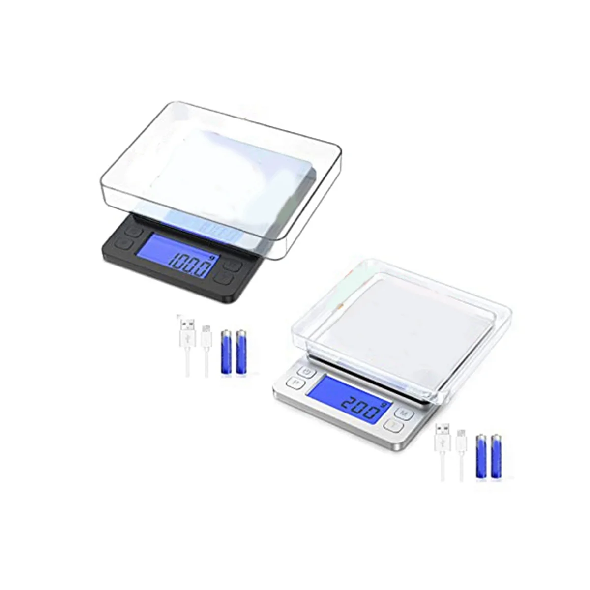 

Kitchen Food Scale, Rechargeable Scale for Food Ounces and Grams, Cooking, Jewelry
