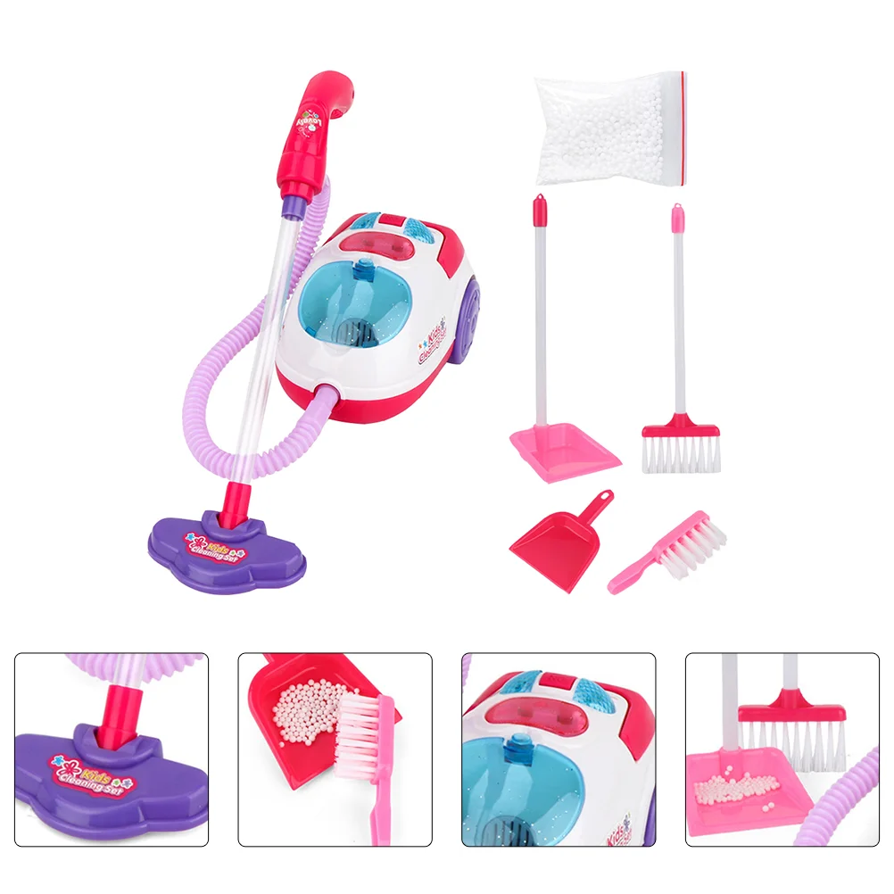 

Пылесос для игрушек, игровой набор для дома, ручная Чистка для малышей, Детская уборка, пластиковая уборка