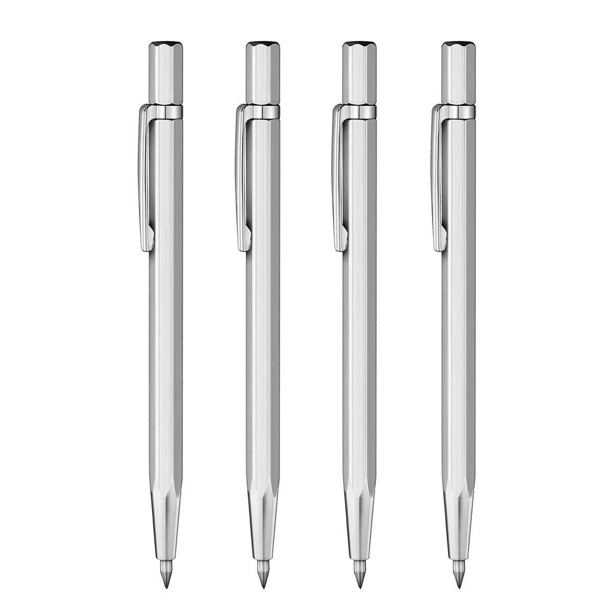 

4 Tungsten Carbide Scribe Metal Electric Tool Lightweight Tungsten Carbide Tip Scriber for Glass Wood Ceramics