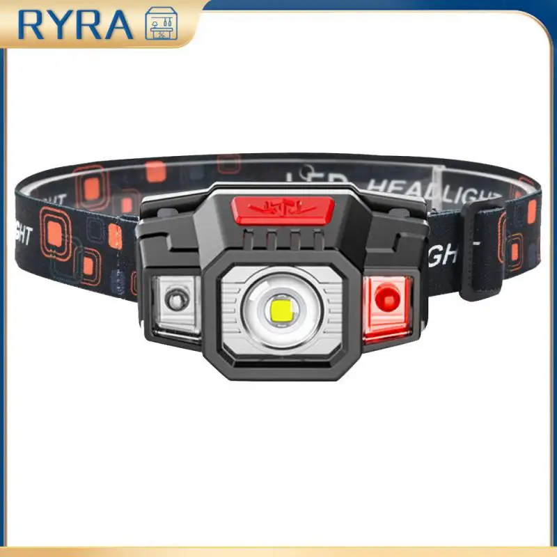 

Camping Led Induction Headlight Portable Usb Charging Searchlight New Fishing Headlights Wave Induction Led Outdoor Head-mounted