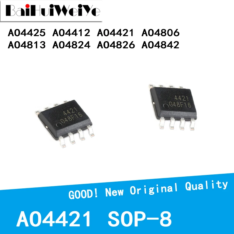 10 шт./лот AO4425 AO4412 AO4421 AO4806 AO4813 AO4824 AO4826 AO4842 SMD SOP-8 Новый чипсет хорошего качества