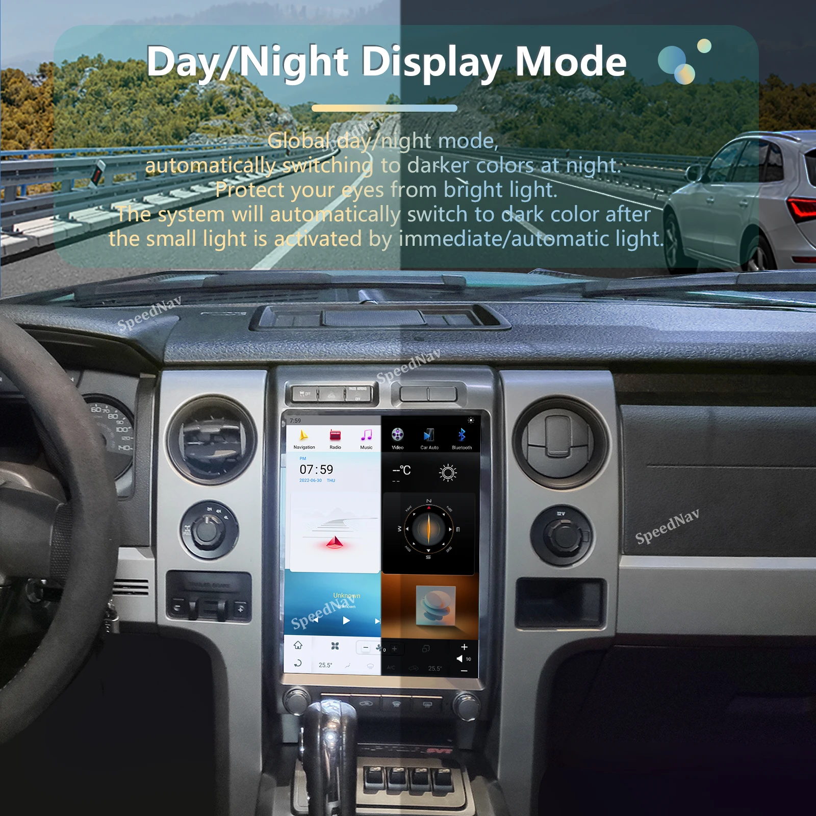 Автомобильный мультимедийный плеер для Ford F150 2008-2011 2012 2013 2014 Android 13 радио стерео