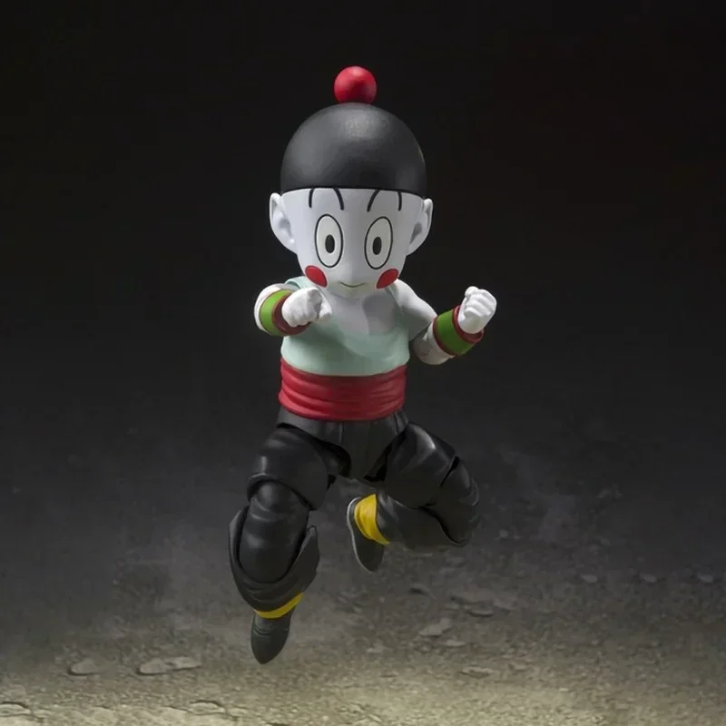 Фото Bandai Dragon Ball Аниме Фигурка SHF Dragon Ball Z Tien Shinhan Chiaotzu Набор из натуральной модели Аниме Фигурка Игрушки для детей №4