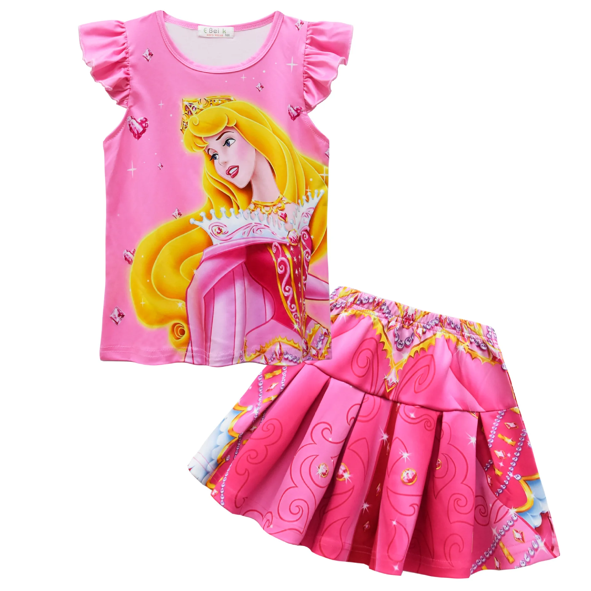 

Kids Dress Disney Cinderella New Cotton Spring and Summer Girls Party Dress Sequined Princess Dress Toddler Girl Dresses