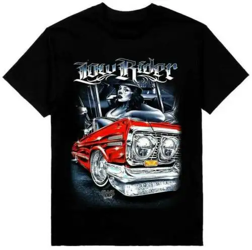 

Impala Low Rider Chicano Art Mens Heavyweight T- Shirt Funny Vintage Gift 2022