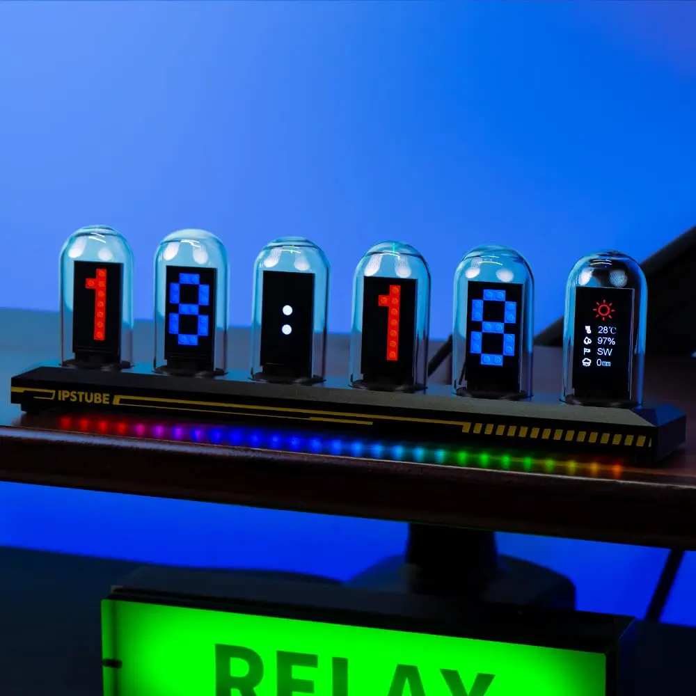 

Nixie Tube Часы с RGB подсветкой