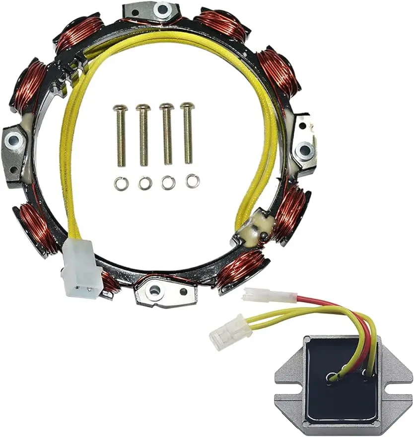 

Генератор 592830 с регулятором напряжения 845907 для газонокосилки Briggs & Stratton 394890 393374 691185 696458 691064 393295 John D