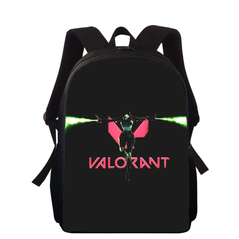 Shooting game Valorant 15” 3D Print Kids Backpack Primary School Bags for Boys Girls Back Pack Students School Book Bags