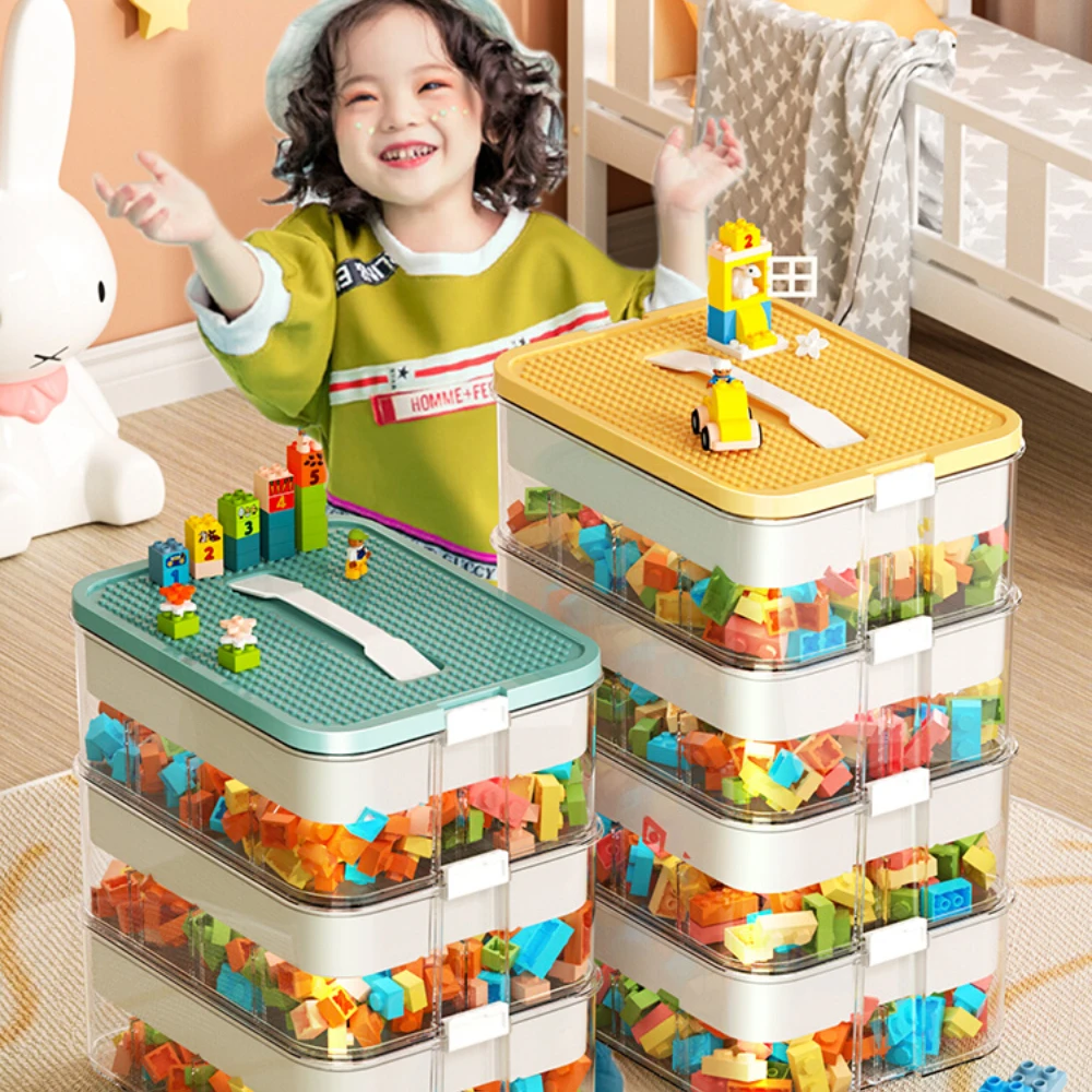 

Storage Box Small Particle Building Blocks Toy Storage Box Parts Assembly Compartment Classification Sorting Box Partition