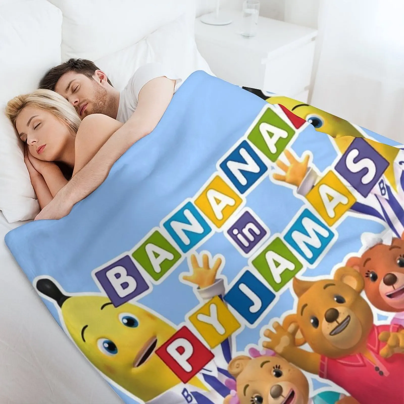 Бананы в пижамной команде плед флис