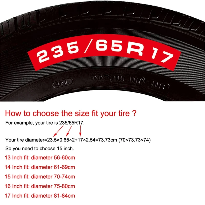 

Black Color PVC Leather Spare Tire Cover (Fit 14-17 inches)
