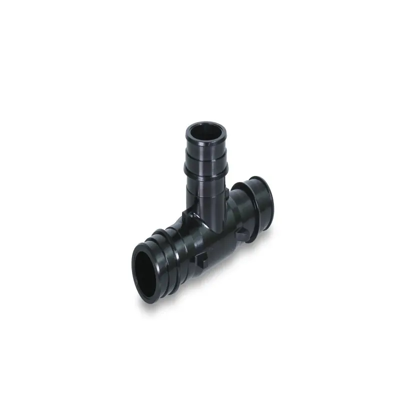 

PEX-A Tee Pipe Fitting; Plastic Alloy; 1-1/4'’ Expansion Barb; Black