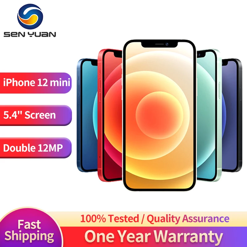 Apple iPhone 12 Mini iPhone12 разблокированный сотовый телефон 5 4 дюйма оригинальная ОЗУ Гб