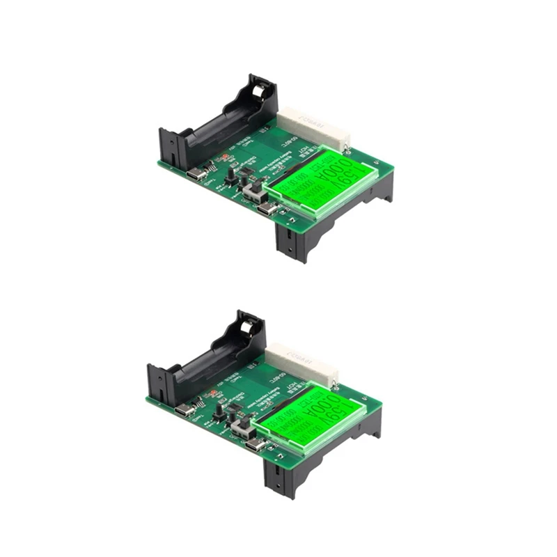 

Big Deal 2Pcs LCD Display Battery Capacity Tester Mah Mwh 18650 Lithium Battery Measurement Lithium Battery Power Detector Modul