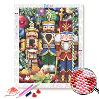 5d diy diamond painting serious soldier cross stitch diamond embroidery welcome picture of rhinestones home decor quadro