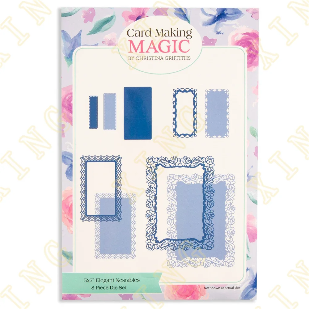 

5x7 Elcgant Nestables Dies Scrapbooking Metal Cutting Dies Craft Embossing Make Paper Greeting Card Making Template Diy Handmade