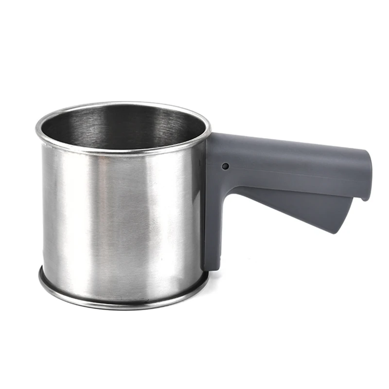 

Stainless Steel Flour Sifter Handheld Sieve Flour Strainer Fine Kitchen Cooking Sieve Tools for Cooking Pastry Baking Kitchen