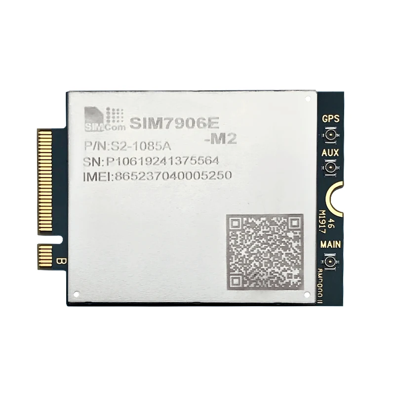 

SIMCOM SIM7906E SIM7906E-M2 Multi-Band LTE CAT6, Multi-Band LTE-FDD/HSPA + module B1/B3/B5/B7/B8/B20/B28/B32/B38/B40/B41