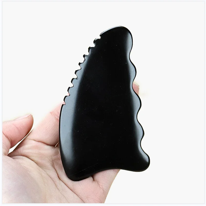 

Natural Aura Stone Chinese Gua Sha Tool BianStone Scraping GuaSha Massager For Face Lift SPA Slimming Massage Sculpts Body