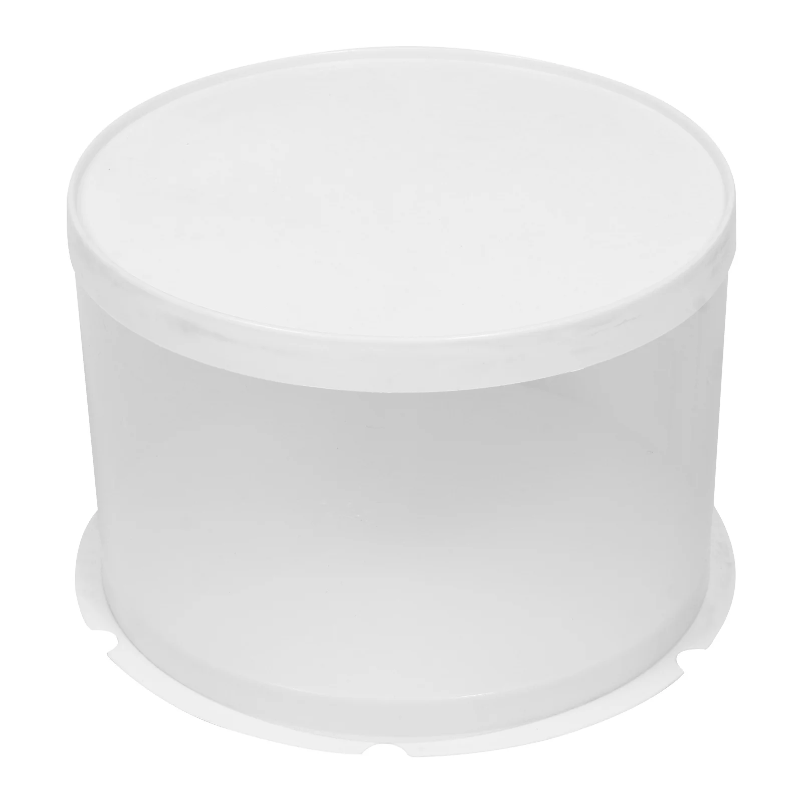 

Cake Box Carrier Transparent Boxes Bakery Round Packaging Container Cupcake Cleardessert Holder Tall Case Layer Baking Tier
