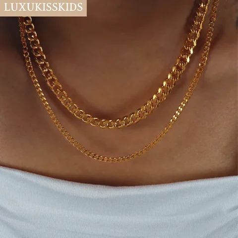 LUXUKISSKIDS Цепочка из нержавеющей стали серебристого цвета