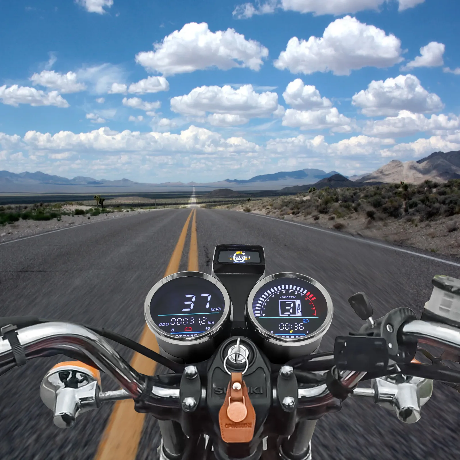 Спидометр для мотоцикла универсальный GN 125 цифровой тахометр одометр приборной