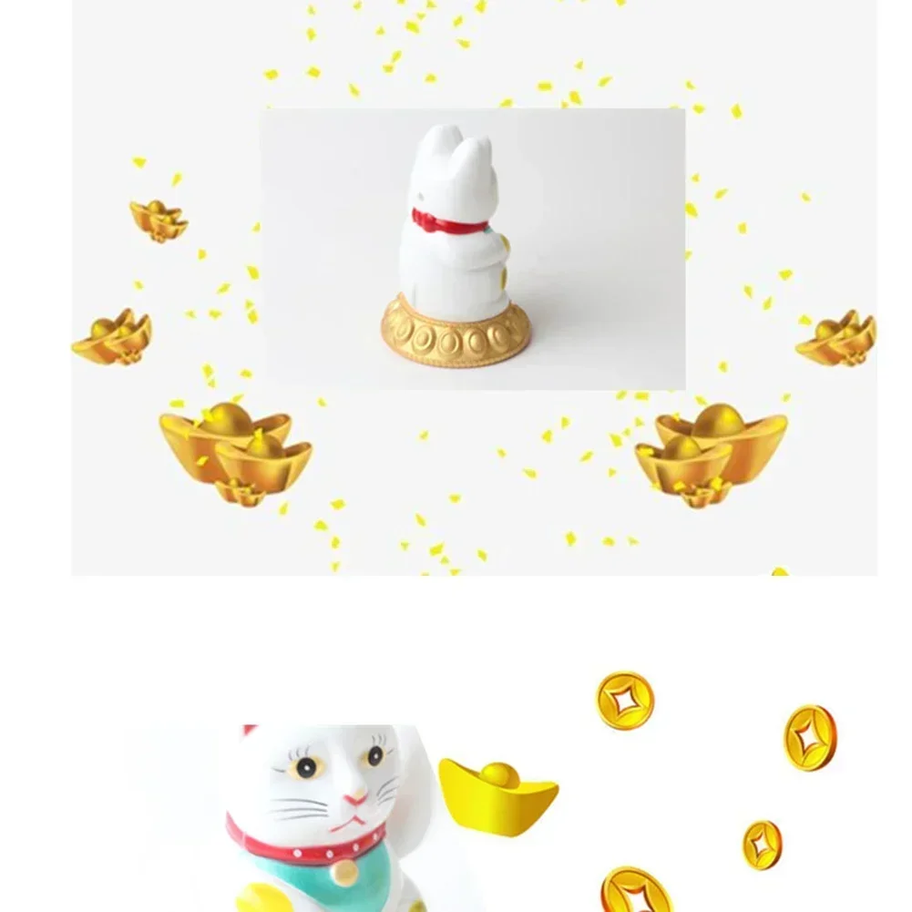 Орнамент Lucky Cat солнечный размахивающий автомобиль украшение для автомобиля