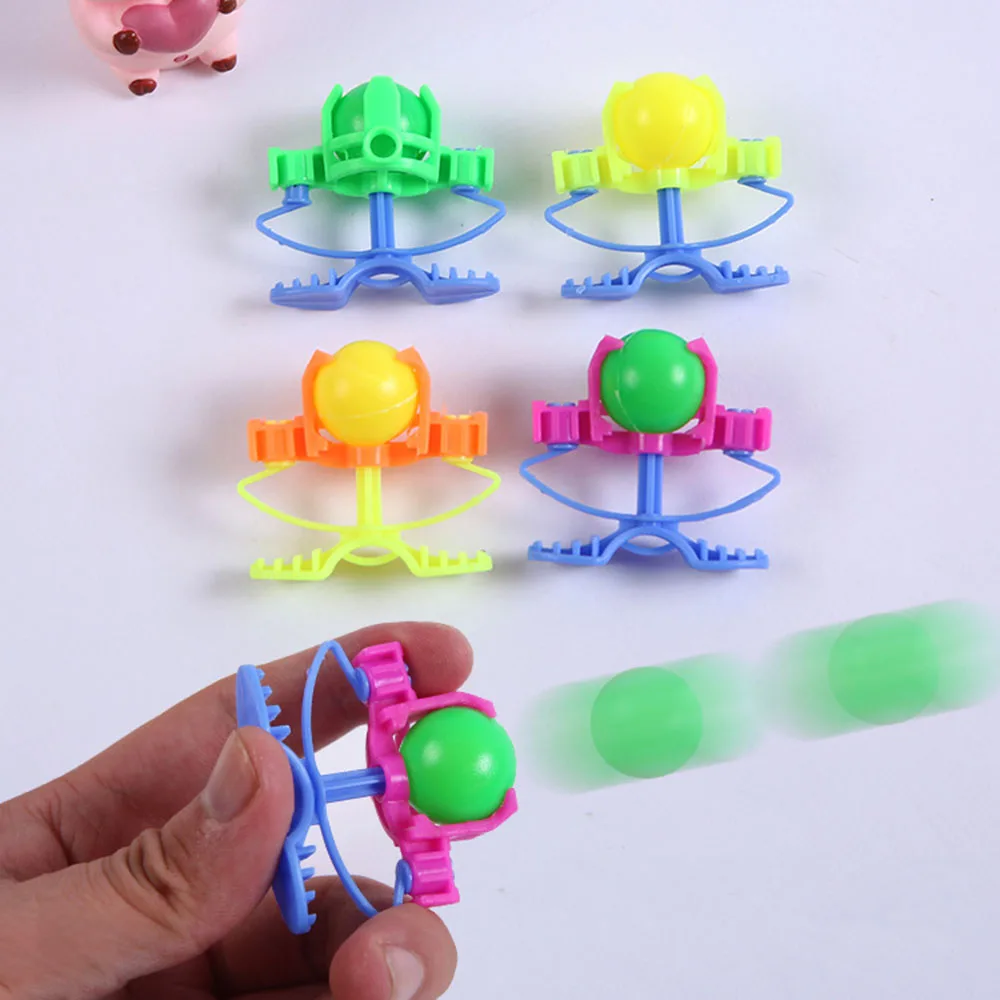 

10 Pcs Fun Catapult Ball Creative Launch Ball Fun Neat Little Toys Parent-child Interactive Toys Decompression Toys