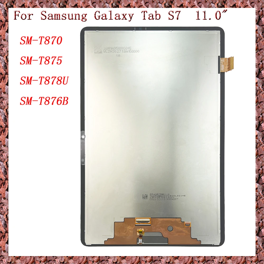 Новинка для Samsung Galaxy Tab S7 11 0 дюйма SM-T870 T870 T875 T878U ЖК-дисплей сенсорный экран