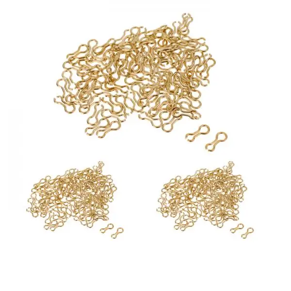 300 Pieces Brass Sinker Eyes Eyelet Fishing Swivel For Weight Mold Tackle S + M Size | Спорт и развлечения