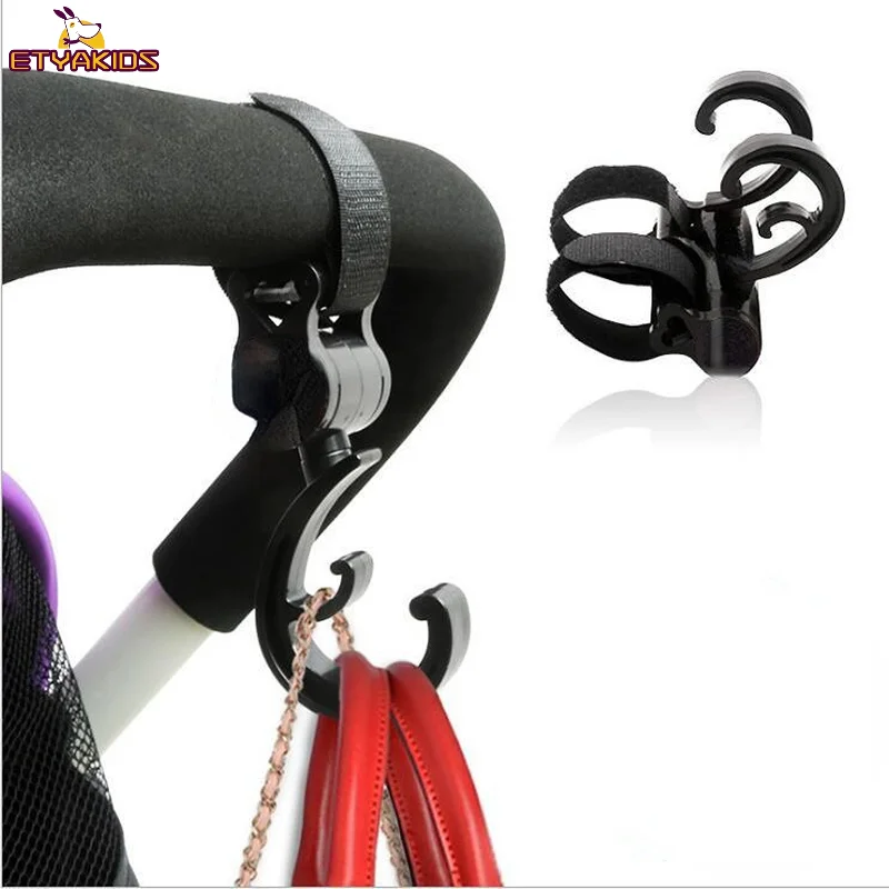 

2Pcs/set Universal Baby Stroller Hook Hanging Hook for Light Stroller Newborn Nursing Bottle Pacifiers Bag Organizer Accessories