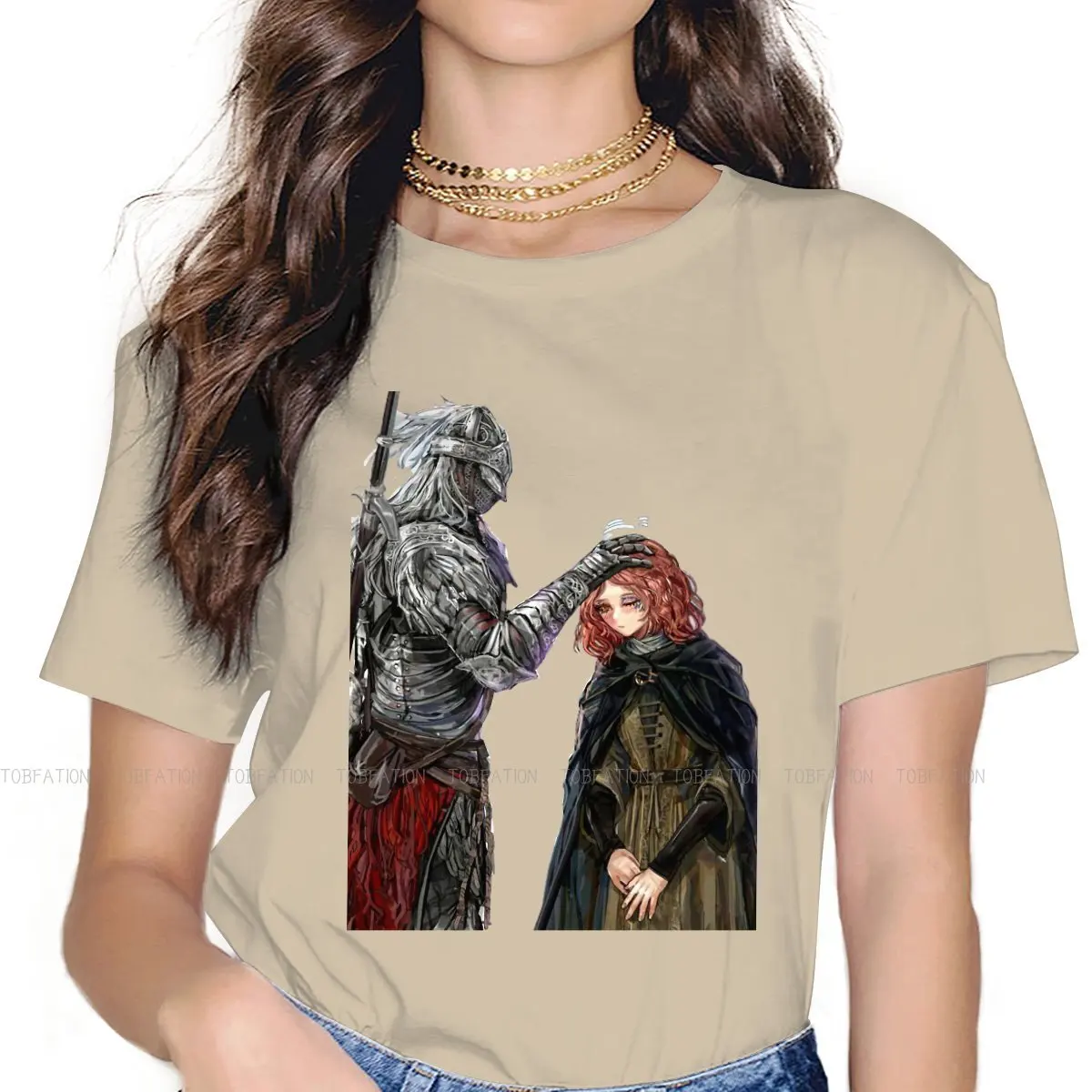 

Melina the Tarnished 5XL TShirt for Girl Elden Ring Role Playing Game Creative Graphic T Shirt Short Sleeve Ofertas