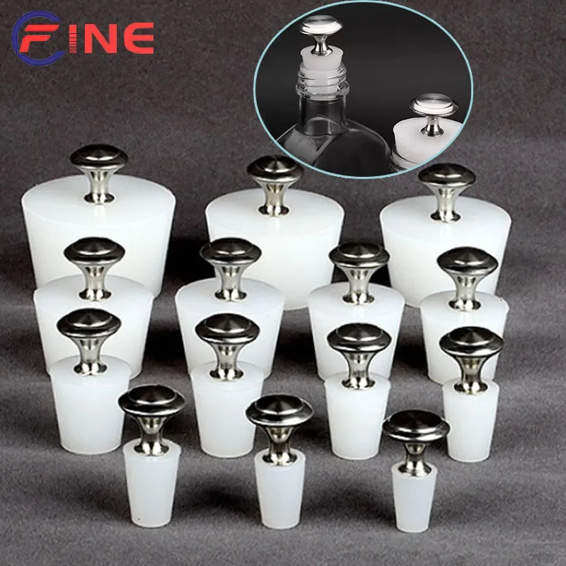 Силиконовый пробковый зажим для вина