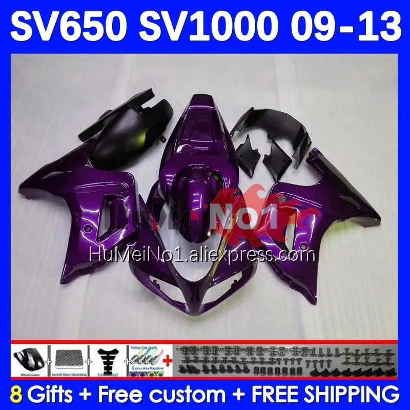

SV1000S For SUZUKI SV650S SV650 SV1000 S 197No.47 dark purple SV 650S 1000S 03 09 10 11 12 13 2009 2010 2011 2012 2013 Fairing
