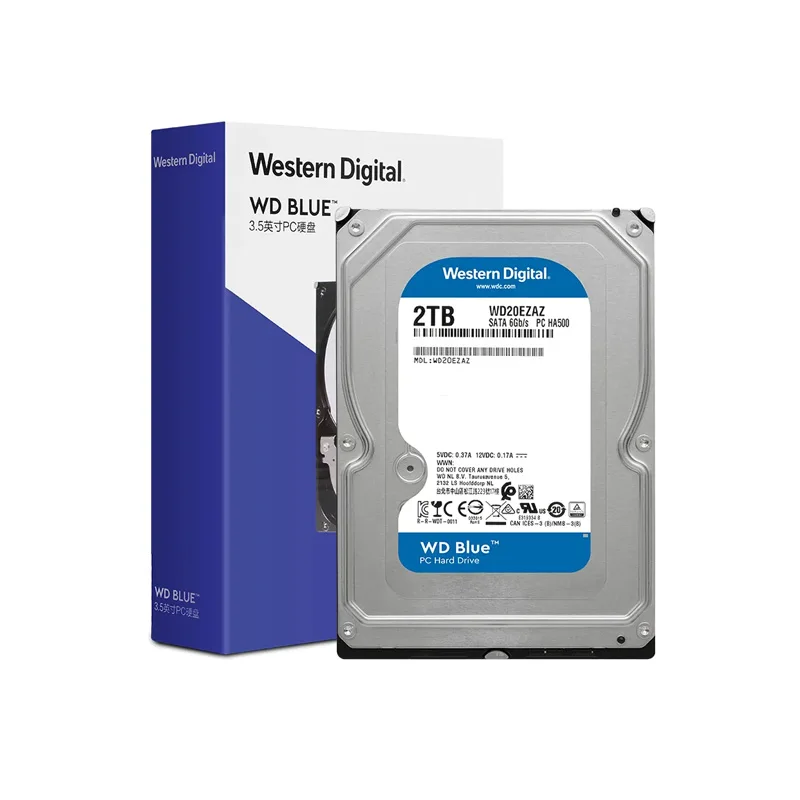 

WD Blue Disk 2TB SATA6Gb/s 256MB 5400RPM Desktop Mechanical Hard Drive (WD20EZAZ)