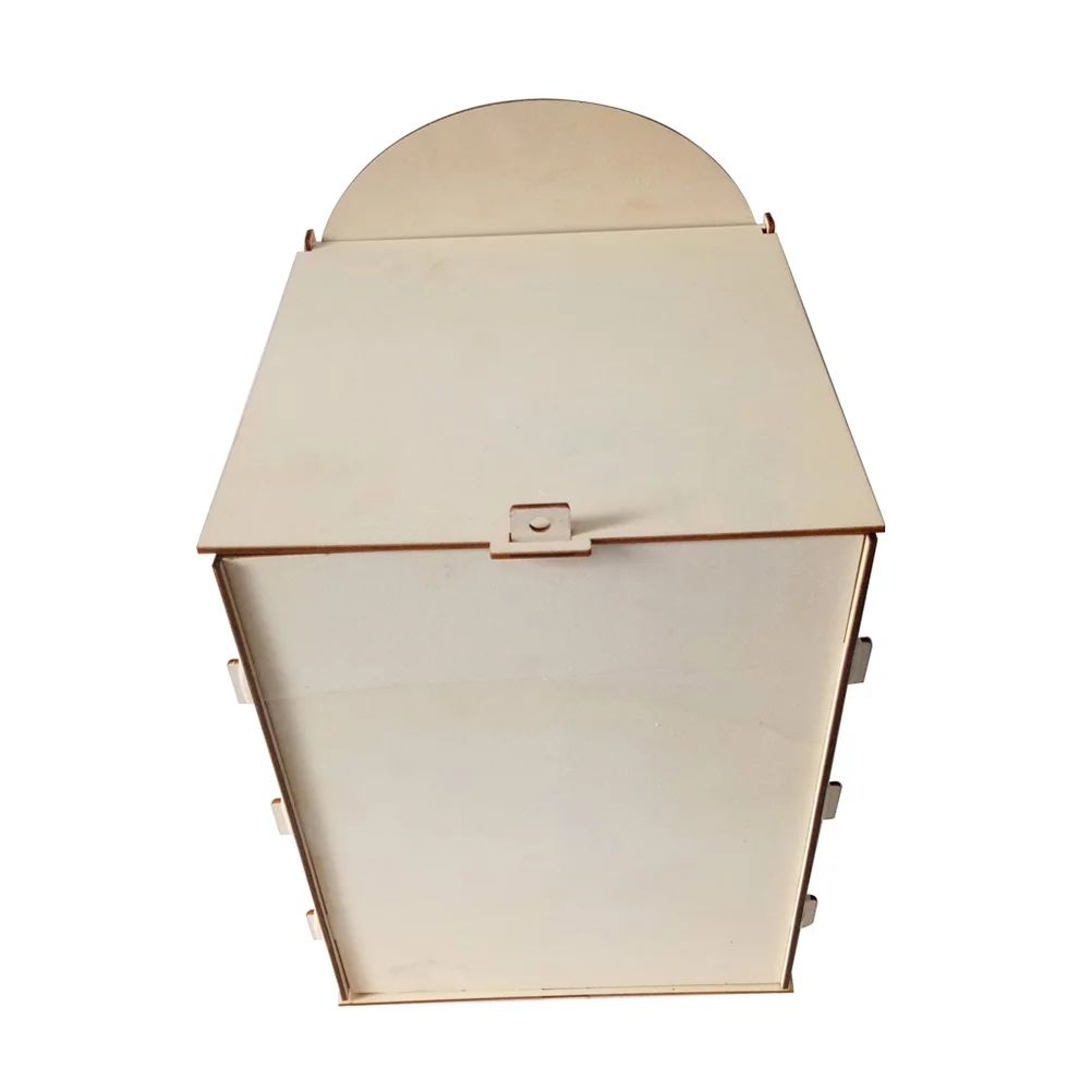 

Box Weddingwooden Post Mailbox Envelope Gift Rustic Suggestion Decorative Letterbox Donation Key Drop Holder Metal Comment