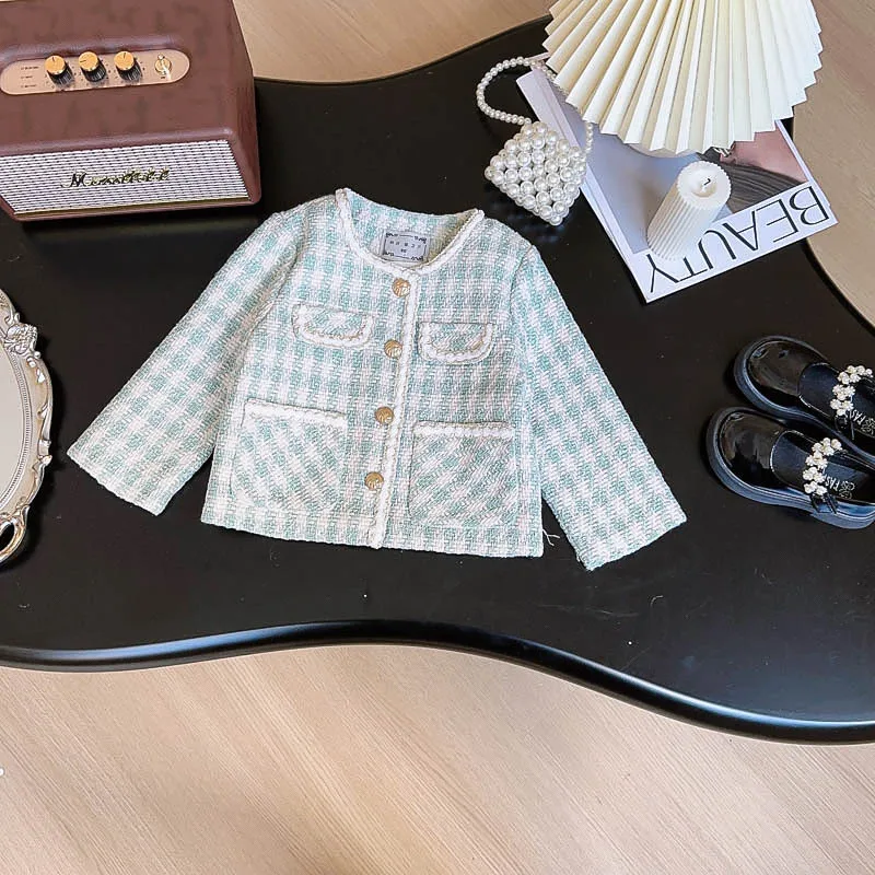 Модное темпераментное пальто в социалистском стиле для девочек на весну и осень