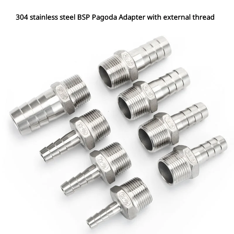 

Фитинги для шланга Pagoda из нержавеющей стали 304