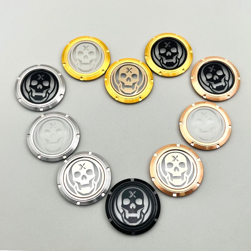 Fashion Pattern Transparent Glass Stainless Steel Watch Cases Back Cover Fits Seiko SKX007 Turtle 6105 Tuna Watch Cases Parts