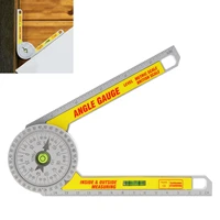360%c2%b0 angle gauge miter saw protractor angle finder tools rectangular horizontal bubble level for miter angle woodworking