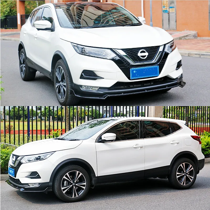 Фото Для Nissan Qashqai 2019-2023 автомобильный передний бампер, сплиттер для губ, подбородок, спойлер, комплект кузова, диффузор, защитная защита, внешние аксессуары №4