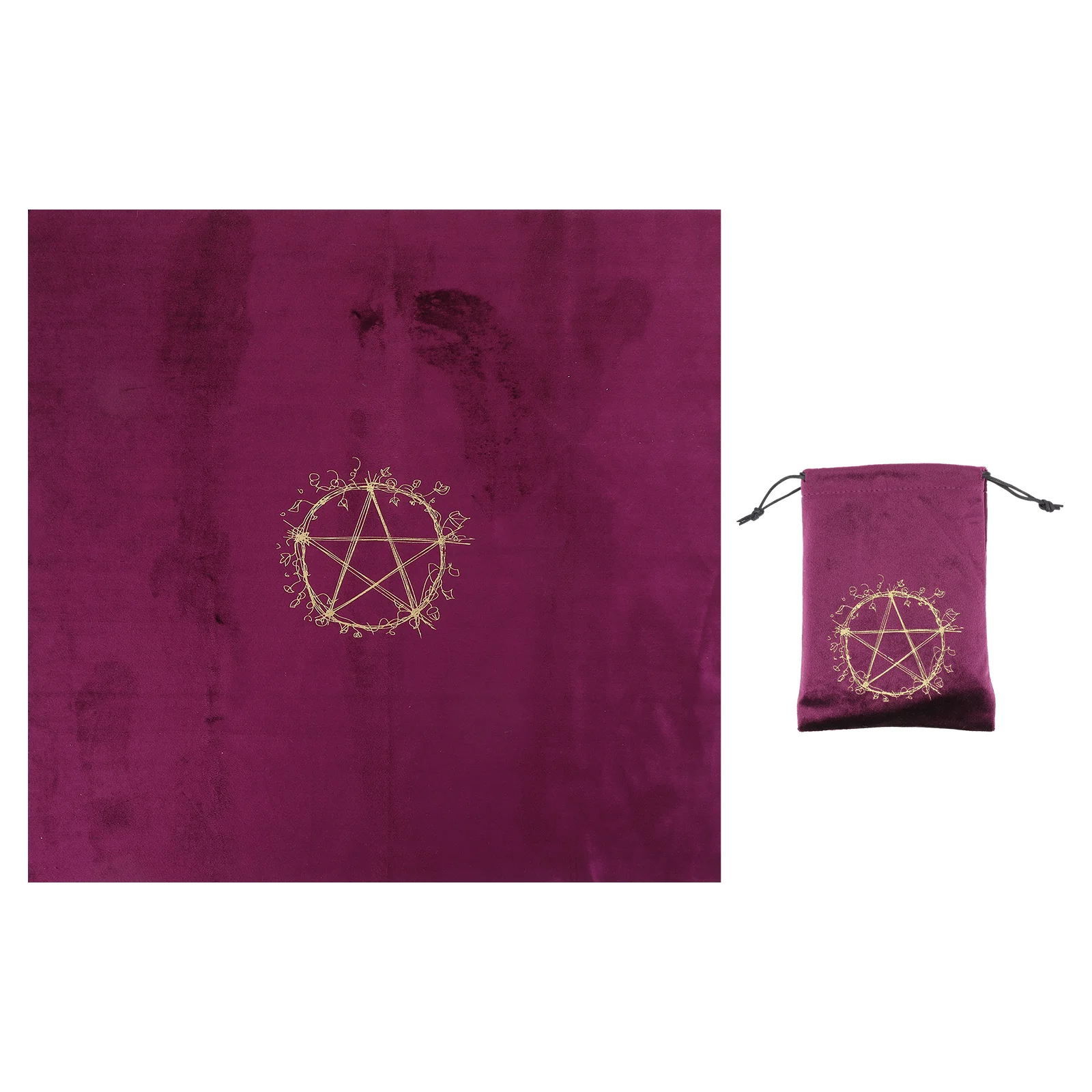 

1 Set Desktop Table Cloth Decor Tarot Divination Accessory High-grade Tarot Cards Tablecloth for Decor