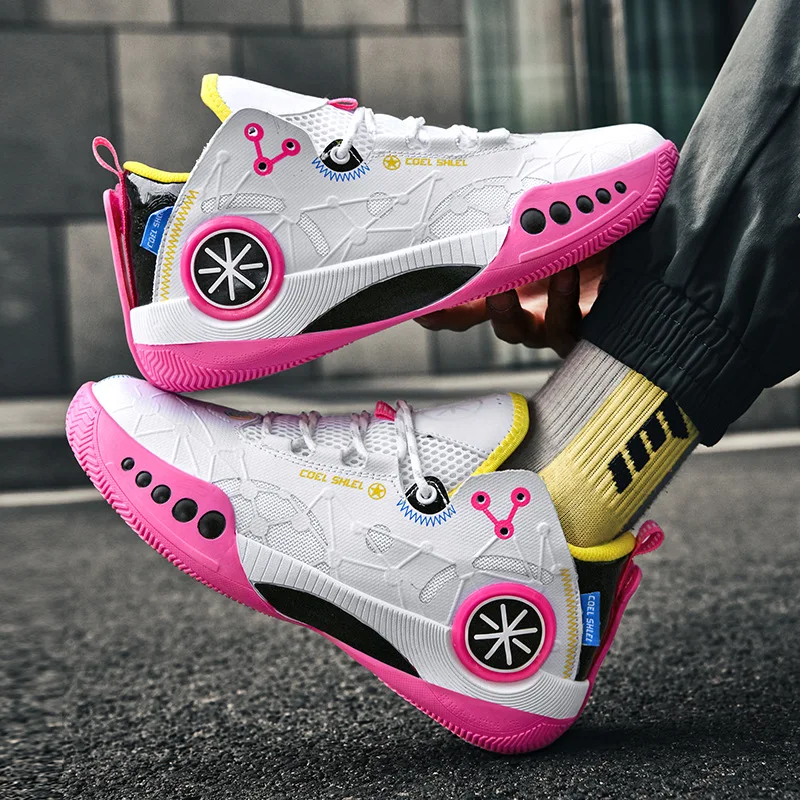 2022 Fashion Rainbow Colorful Mesh Low Men's Basketball Sneakers Unisex Hip-hop Running Sport Sneakers Women zapatillas basquet