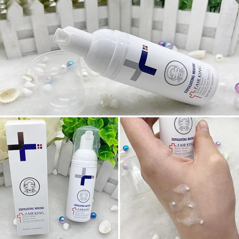 60ml Exfoliating Mousse Peeling Gel Face Scrub Deep Cream Moisturizing Care Skin Smooth Exfoliator Cleaning Remove | Красота и