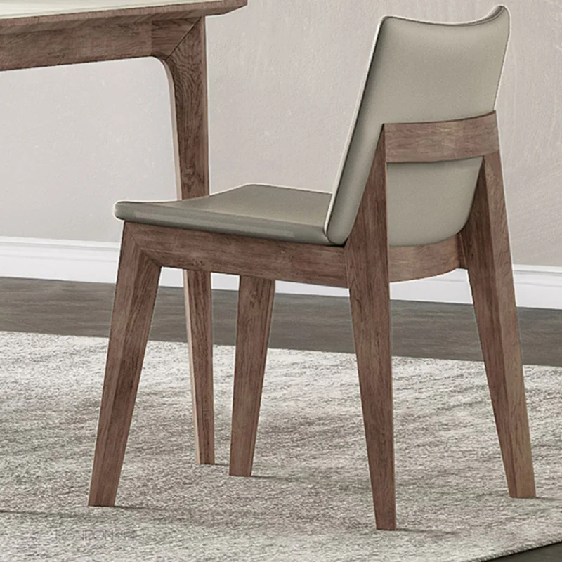 

Современные обеденные стулья в скандинавском стиле минималистичный дизайн деревянная спинка мягкий стул для взрослых роскошная мебель для кухни